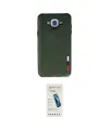 ieg™ Galaxy J7 Kılıf Doruk Asil Koleksiyonu - Şeffaf Pasifik Cam Ekran Koruyucu