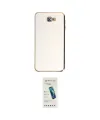 ieg™ Galaxy J7 Prime Kılıf Yankı Serisi - Şeffaf Pasifik Cam Ekran Koruyucu
