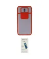 ieg™ Galaxy J7 Pro / J730 Kılıf Vadi Çizgi - Şeffaf Pasifik Cam Ekran Koruyucu