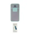 ieg™ Galaxy J7 Pro / J730 Kılıf Vadi Çizgi - Şeffaf Pasifik Cam Ekran Koruyucu