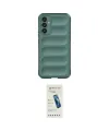 ieg™ Galaxy M14 5G Kılıf Atlas Koleksiyonu - Şeffaf Pasifik Cam Ekran Koruyucu
