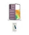 ieg™ Galaxy M14 5G Kılıf Atlas Koleksiyonu - Şeffaf Pasifik Cam Ekran Koruyucu