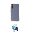 ieg™ Galaxy M14 5G Kılıf Yankı Serisi - Siyah 3D Antistatik Cam Ekran Koruyucu