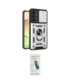 ieg™ Galaxy M15 Kılıf Ahenk Klasik - Şeffaf Pasifik Cam Ekran Koruyucu