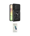 ieg™ Galaxy M15 Kılıf Ahenk Klasik - Şeffaf Pasifik Cam Ekran Koruyucu