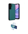 ieg™ Galaxy M15 Kılıf Kıvılcım Işık Serisi - Siyah 3D Antistatik Cam Ekran Koruyucu