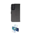 ieg™ Galaxy M15 Kılıf Siluet Işık Serisi - Siyah 3D Antistatik Cam Ekran Koruyucu