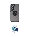 ieg™ Galaxy M15 Kılıf Yörünge Çizgi - Siyah 3D Antistatik Cam Ekran Koruyucu