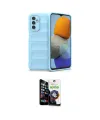 ieg™ Galaxy M23 Kılıf Atlas Koleksiyonu - Şeffaf Temperli Cam Ekran Koruyucu