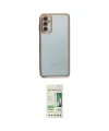 ieg™ Galaxy M23 Kılıf Vadi Minimal - Siyah 20D Premium Cam Ekran Koruyucu