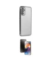 ieg™ Galaxy M23 Kılıf Vadi Minimal - Siyah 3D Antistatik Mat Seramik Nano Ekran Koruyucu