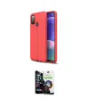 ieg™ Galaxy M30S Kılıf Doruk Klasik Özel Seri - Şeffaf Temperli Cam Ekran Koruyucu