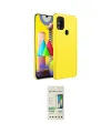 ieg™ Galaxy M31 Kılıf Ahenk Serisi - Siyah 20D Premium Cam Ekran Koruyucu
