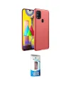 ieg™ Galaxy M31 Kılıf Ahenk Serisi - Siyah 5D Eko Cam Ekran Koruyucu