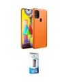 ieg™ Galaxy M31 Kılıf Ahenk Serisi - Siyah 5D Eko Cam Ekran Koruyucu