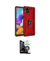 ieg™ Galaxy M31S Kılıf Ahenk Klasik Koleksiyonu - Şeffaf Temperli Cam Ekran Koruyucu