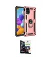 ieg™ Galaxy M31S Kılıf Ahenk Klasik Koleksiyonu - Şeffaf Temperli Cam Ekran Koruyucu