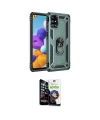ieg™ Galaxy M31S Kılıf Ahenk Klasik Koleksiyonu - Şeffaf Temperli Cam Ekran Koruyucu