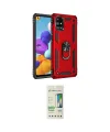 ieg™ Galaxy M31S Kılıf Ahenk Klasik Koleksiyonu - Siyah 20D Premium Cam Ekran Koruyucu