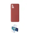 ieg™ Galaxy M31S Kılıf Ahenk Serisi - Siyah 3D Antistatik Seramik Nano Ekran Koruyucu