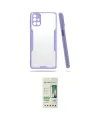 ieg™ Galaxy M31S Kılıf Atlas Asil Serisi - Siyah 20D Premium Cam Ekran Koruyucu