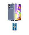 ieg™ Galaxy M31S Kılıf Eksen Form Prime - Şeffaf Royal Nano Ekran Koruyucu