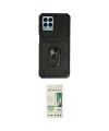 ieg™ Galaxy M33 Kılıf Ahenk Klasik - Siyah 20D Premium Cam Ekran Koruyucu
