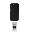 ieg™ Galaxy M33 Kılıf Ahenk Serisi - Siyah 5D Hayalet Cam Ekran Koruyucu