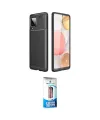 ieg™ Galaxy M33 Kılıf Eksen Form Prime - Siyah 5D Eko Cam Ekran Koruyucu