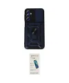 ieg™ Galaxy M34 5G Kılıf Ahenk Klasik - Şeffaf Pasifik Cam Ekran Koruyucu