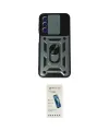 ieg™ Galaxy M34 5G Kılıf Ahenk Klasik - Şeffaf Pasifik Cam Ekran Koruyucu
