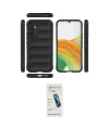 ieg™ Galaxy M34 5G Kılıf Atlas Koleksiyonu - Şeffaf Pasifik Cam Ekran Koruyucu