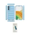 ieg™ Galaxy M34 5G Kılıf Atlas Koleksiyonu - Şeffaf Pasifik Cam Ekran Koruyucu