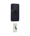 ieg™ Galaxy M34 5G Kılıf Yörünge Çizgi - Şeffaf Pasifik Cam Ekran Koruyucu