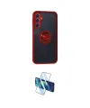 ieg™ Galaxy M34 5G Kılıf Yörünge Çizgi - Siyah 3D Antistatik Seramik Nano Ekran Koruyucu