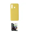 ieg™ Galaxy M40 Kılıf Ahenk Serisi - Şeffaf Temperli Cam Ekran Koruyucu