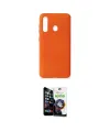 ieg™ Galaxy M40 Kılıf Ahenk Serisi - Şeffaf Temperli Cam Ekran Koruyucu