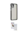ieg™ Galaxy M51 Kılıf Ahenk Çizgi Serisi - Siyah Seramik Nano Ekran Koruyucu