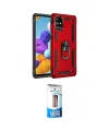 ieg™ Galaxy M51 Kılıf Ahenk Klasik Koleksiyonu - Siyah 5D Eko Cam Ekran Koruyucu