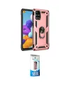 ieg™ Galaxy M51 Kılıf Ahenk Klasik Koleksiyonu - Siyah 5D Eko Cam Ekran Koruyucu