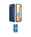 ieg™ Galaxy M51 Kılıf Eksen Form Prime - Şeffaf Royal Nano Ekran Koruyucu