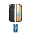 ieg™ Galaxy M51 Kılıf Eksen Form Prime - Şeffaf Royal Nano Ekran Koruyucu