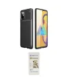ieg™ Galaxy M51 Kılıf Eksen Form Prime - Siyah Mat Seramik Nano Ekran Koruyucu