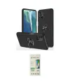 ieg™ Galaxy M51 Kılıf Odak Form Prime - Siyah 20D Premium Cam Ekran Koruyucu