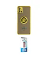 ieg™ Galaxy M51 Kılıf Yörünge Çizgi - Siyah 5D Eko Cam Ekran Koruyucu