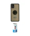 ieg™ Galaxy M51 Kılıf Yörünge Çizgi - Siyah 5D Eko Cam Ekran Koruyucu