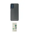 ieg™ Galaxy M52 5G Kılıf Ahenk Çizgi Serisi - Siyah 20D Premium Cam Ekran Koruyucu