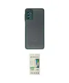ieg™ Galaxy M52 5G Kılıf Ahenk Çizgi Serisi - Siyah 20D Premium Cam Ekran Koruyucu