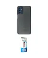 ieg™ Galaxy M52 5G Kılıf Ahenk Çizgi Serisi - Siyah 5D Eko Cam Ekran Koruyucu