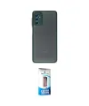 ieg™ Galaxy M52 5G Kılıf Ahenk Çizgi Serisi - Siyah 5D Eko Cam Ekran Koruyucu